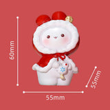 Maxbell Rabbit Figurine Car Dashboard Ornament New Year Gift for Entrance Office StyleA