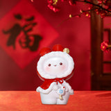 Maxbell Rabbit Figurine Car Dashboard Ornament New Year Gift for Entrance Office StyleA