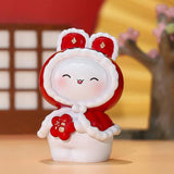 Maxbell Rabbit Figurine Car Dashboard Ornament New Year Gift for Entrance Office StyleB