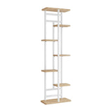 Maxbell Metal Flowerpot Stand Storage Display Planter Rack Home Indoor Outdoor seven layers