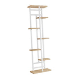 Maxbell Metal Flowerpot Stand Storage Display Planter Rack Home Indoor Outdoor seven layers