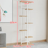Maxbell Metal Flowerpot Stand Storage Display Planter Rack Home Indoor Outdoor seven layers