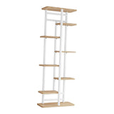 Maxbell Metal Flowerpot Stand Storage Display Planter Rack Home Indoor Outdoor 8 layers