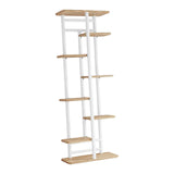 Maxbell Metal Flowerpot Stand Storage Display Planter Rack Home Indoor Outdoor 8 layers