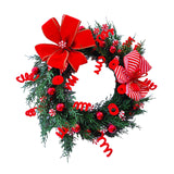Maxbell Christmas Door Wreath Wall Hanging Seasonal Garland for Festival Xmas Decor