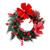 Maxbell Christmas Door Wreath Wall Hanging Seasonal Garland for Festival Xmas Decor