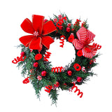 Maxbell Christmas Door Wreath Wall Hanging Seasonal Garland for Festival Xmas Decor