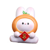 Maxbell Resin Rabbit Figurine Car Dashboard Home Decor for Bedroom Entrance Office StyleE