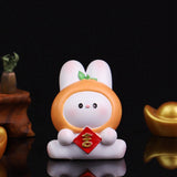 Maxbell Resin Rabbit Figurine Car Dashboard Home Decor for Bedroom Entrance Office StyleE