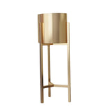 Maxbell Flower Pot Stand Support Planter Storage Display for Garden Home Bedroom 20cmx60cm Aureate