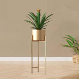 Maxbell Flower Pot Stand Support Planter Storage Display for Garden Home Bedroom 20cmx60cm Aureate