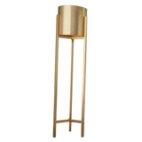 Maxbell Flower Pot Stand Support Planter Storage Display for Garden Home Bedroom 20cmx90cm Aureate