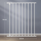 Maxbell Pet Fence High Pets Puppy Supplies Guard Barrier Dog Gate for Lawn Garden 9 Rod 63x76cm