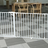 Maxbell Pet Fence High Pets Puppy Supplies Guard Barrier Dog Gate for Lawn Garden 9 Rod 63x76cm
