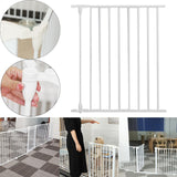 Maxbell Pet Fence High Pets Puppy Supplies Guard Barrier Dog Gate for Lawn Garden 9 Rod 63x76cm