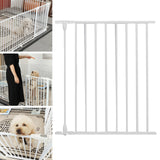 Maxbell Pet Fence High Pets Puppy Supplies Guard Barrier Dog Gate for Lawn Garden 9 Rod 63x76cm