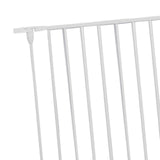 Maxbell Pet Fence High Pets Puppy Supplies Guard Barrier Dog Gate for Lawn Garden 9 Rod 63x76cm