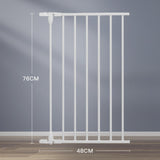 Maxbell Pet Fence High Pets Puppy Supplies Guard Barrier Dog Gate for Lawn Garden 7 Rod 48x76cm
