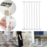 Maxbell Pet Fence High Pets Puppy Supplies Guard Barrier Dog Gate for Lawn Garden 7 Rod 48x76cm