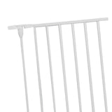 Maxbell Pet Fence High Pets Puppy Supplies Guard Barrier Dog Gate for Lawn Garden 7 Rod 48x76cm