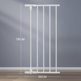 Maxbell Pet Fence High Pets Puppy Supplies Guard Barrier Dog Gate for Lawn Garden 5 Rod 35x76cm