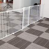 Maxbell Pet Fence High Pets Puppy Supplies Guard Barrier Dog Gate for Lawn Garden 5 Rod 35x76cm