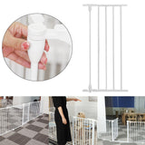 Maxbell Pet Fence High Pets Puppy Supplies Guard Barrier Dog Gate for Lawn Garden 5 Rod 35x76cm