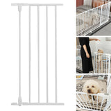 Maxbell Pet Fence High Pets Puppy Supplies Guard Barrier Dog Gate for Lawn Garden 5 Rod 35x76cm