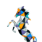 Maxbell Resin Figurines Sculptures Sill Office Tabletop Decors Cabinet Horse Statues Galloping Grids