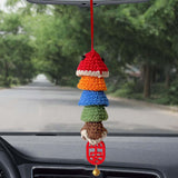 Maxbell Rearview Mirror Accessories Knitting Bag Pendant Decorations for Gifts