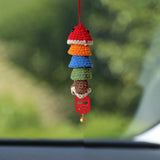 Maxbell Rearview Mirror Accessories Knitting Bag Pendant Decorations for Gifts