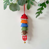 Maxbell Rearview Mirror Accessories Knitting Bag Pendant Decorations for Gifts