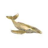 Maxbell Solid Brass Whales Goldfish Sculpture Crafts Office Decorations Decorative