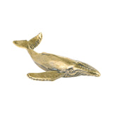 Maxbell Solid Brass Whales Goldfish Sculpture Crafts Office Decorations Decorative