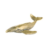Maxbell Solid Brass Whales Goldfish Sculpture Crafts Office Decorations Decorative