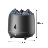 Maxbell Portable Air Humidifier Essential Oil Diffuser Night Light for Baby Room Black