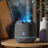 Maxbell Portable Air Humidifier Essential Oil Diffuser Night Light for Baby Room Black