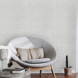 Maxbell Wall Panels Wallpaper Removable Waterproof Wall Sticker for TV Background white