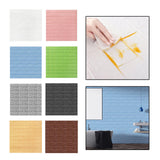 Maxbell Wall Panels Wallpaper Removable Waterproof Wall Sticker for TV Background white