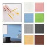 Maxbell Wall Panels Wallpaper Removable Waterproof Wall Sticker for TV Background white