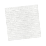 Maxbell Wall Panels Wallpaper Removable Waterproof Wall Sticker for TV Background white