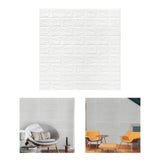 Maxbell Wall Panels Wallpaper Removable Waterproof Wall Sticker for TV Background white
