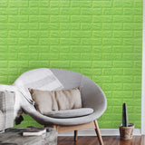 Maxbell Wall Panels Wallpaper Removable Waterproof Wall Sticker for TV Background green