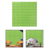 Maxbell Wall Panels Wallpaper Removable Waterproof Wall Sticker for TV Background green