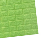 Maxbell Wall Panels Wallpaper Removable Waterproof Wall Sticker for TV Background green