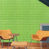 Maxbell Wall Panels Wallpaper Removable Waterproof Wall Sticker for TV Background green