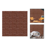 Maxbell Wall Panels Wallpaper Removable Waterproof Wall Sticker for TV Background coffee
