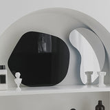 Maxbell Display Vanity Tray Perfume Plate Serving Tray for Bedroom Background Home 29x25x4cm Black