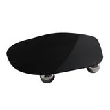 Maxbell Display Vanity Tray Perfume Plate Serving Tray for Bedroom Background Home 29x25x4cm Black