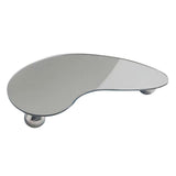 Maxbell Display Vanity Tray Perfume Plate Serving Tray for Bedroom Background Home 27x12x3cm Mirror